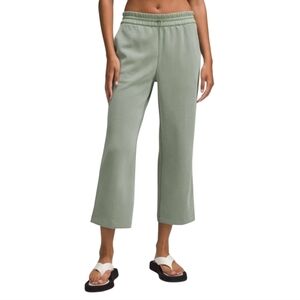 Lululemon Softstreme High-Rise Straight-Leg Cropped Pant Green Women's 6